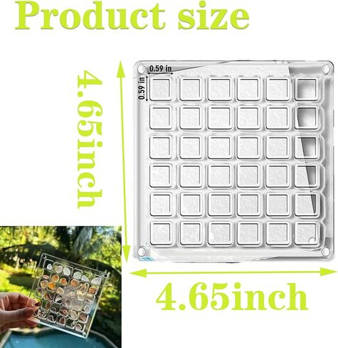 صندوق عرض الصدف المغناطيسي الأكريليكي 36 شبكة صندوق تخزين الصدف لخرز الماس الصدف ميزة صندوق عرض الصدف المغناطيسي الأكريليكي لتخزين الصدف الشفاف in Kuwait