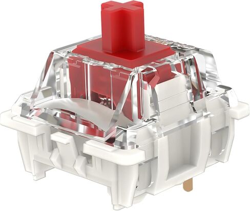 DRAOZA Gateron G Red Pro 3.0 Switches 3 Pin Pre Lubed RGB SMD Linear Switches for MX Gaming Mechanical Keyboard (G Pro 3.0,Red,108PCS) in Saudi Arabia