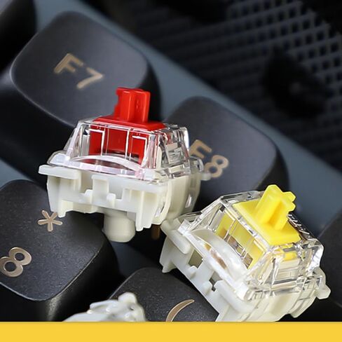 DRAOZA Gateron G Red Pro 3.0 Switches 3 Pin Pre Lubed RGB SMD Linear Switches for MX Gaming Mechanical Keyboard (G Pro 3.0,Red,108PCS) in Saudi Arabia