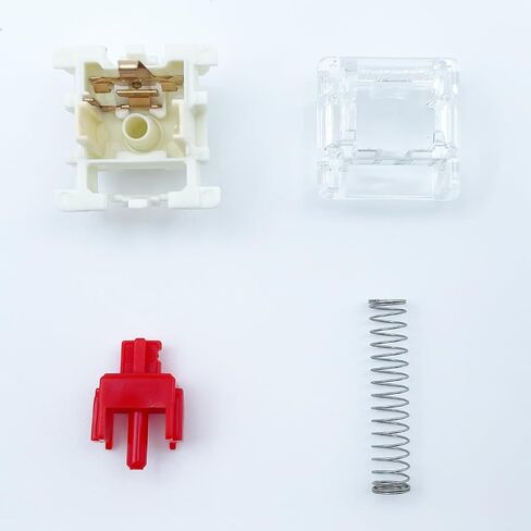 DRAOZA Gateron G Red Pro 3.0 Switches 3 Pin Pre Lubed RGB SMD Linear Switches for MX Gaming Mechanical Keyboard (G Pro 3.0,Red,108PCS) in Saudi Arabia