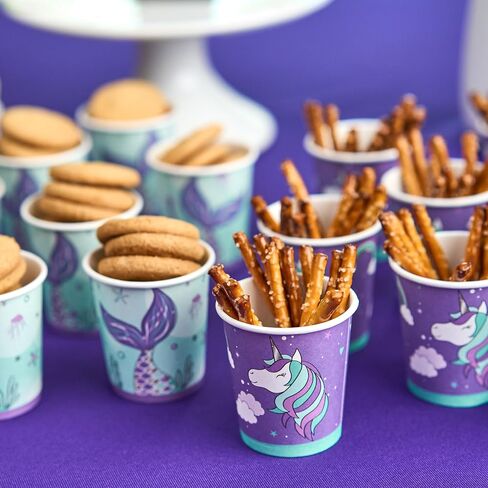 أكواب غسول الفم ROYAL BLUEBONNET سعة 3 أونصة - 300 كوب صغير أرجواني، أكواب حمام للأطفال للاستعمال مرة واحدة، أكواب شطف الفم، أكواب وجبات خفيفة صغيرة على شكل حورية البحر لأعياد الميلاد، أكواب حمام ورقية، أكواب ورقية صغيرة للحمام in Saudi Arabia