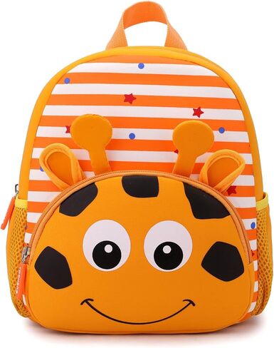 Toddler Backpack Neoprene Zoo Kids Casual Backpack Water Resistance Kindergarten Preschool Bags for Little Boys Girls (Elephant Blue) in Saudi Arabia