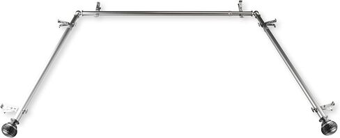 13/16" Nathan Bay Window Curtain rod 20-36", 38-72" - Satin Nickel in Saudi Arabia