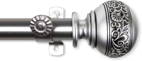 13/16" Nathan Bay Window Curtain rod 20-36", 38-72" - Satin Nickel in Saudi Arabia