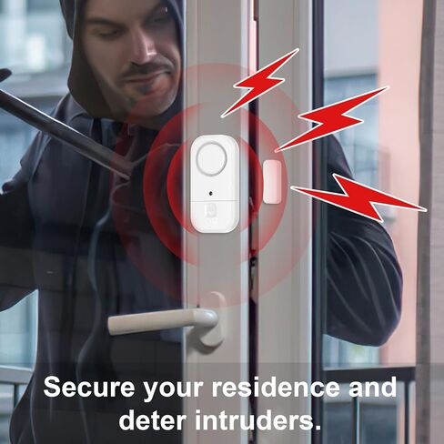 Door Window Alarm Sensors - Door Alarms for Kids Safety, Door Alarms for Home Security, for Home, Office, Store, Garage, Dorm Room, Apartment, RV, 8 Pack in Saudi Arabia