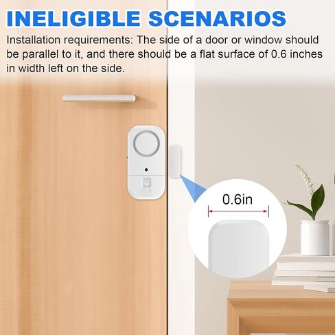 Door Window Alarm Sensors - Door Alarms for Kids Safety, Door Alarms for Home Security, for Home, Office, Store, Garage, Dorm Room, Apartment, RV, 8 Pack in Saudi Arabia
