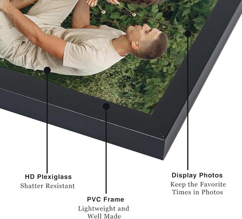 18 Packs 4x6 Picture Frames Black, 4x6 Frames Bulk, Gallery Wall Frame Set, 4 by 6 Frame Set of 18, Collage Wall Decor Photo Frames Set for Wall Hanging and Tabletop, Black in Saudi Arabia