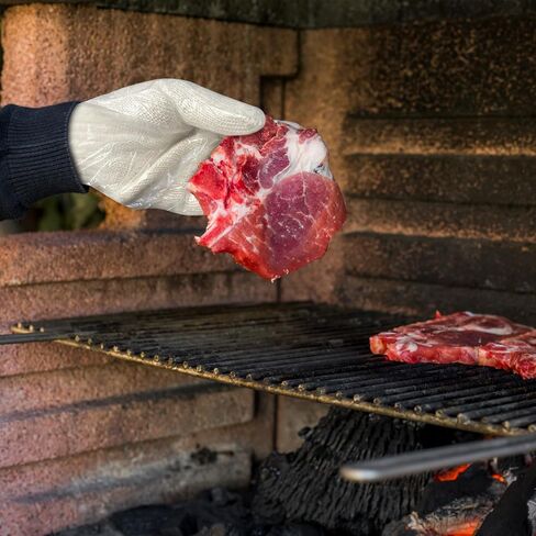 MIG4U 12 Pairs Work Gloves - Cotton String Gloves for Safety Work - Glove Liner Hand Saver Heat Protection for BBQ (Large, Economic) in Saudi Arabia