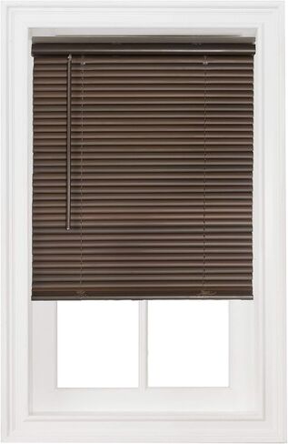 مجموعة Ben&Jonah PrimeHome Collection مجموعة Anochecer اللاسلكية مقاس 1 بوصة ستارة صغيرة لتعتيم الغرفة 36x64 ماهوجني in Kuwait