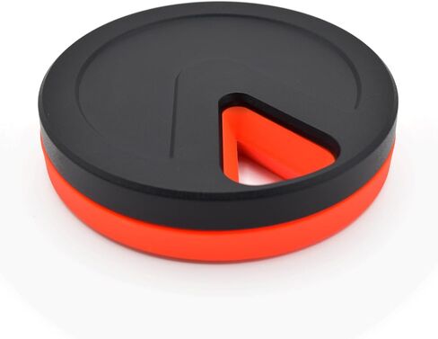 Travel RX Pill Case by Type Two Labs – Weekly 7 Day Pill Box, Compact Magnetic Pill Organizer for Purses or Pockets, Rugged Daily Caddy Holds Vitamins, Supplements, Medication. (Hazard Orange) in Saudi Arabia