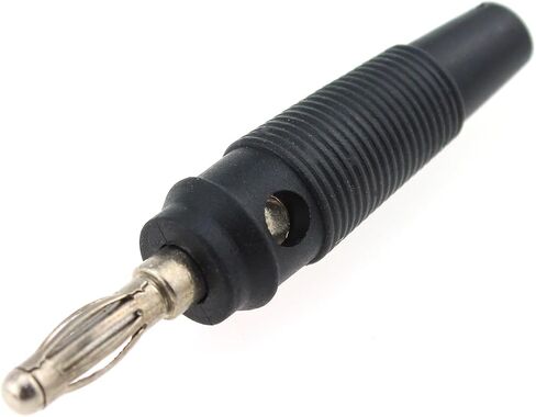 Maxmoral 20pcs 4mm Banana Plugs Solder DIY Banana Plug Male Connectors Adapters 24K Gold Plated Speaker Wire Banana Plugs Connectors for Multimeter Test Leads Probes, Black and Red in Saudi Arabia