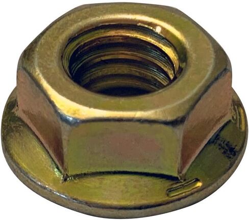 Small Parts 62NR8 5/8"-11 Serrated Flange Hex Lock Nuts Grade 8 Zinc Yellow (Pack of 5) in Saudi Arabia