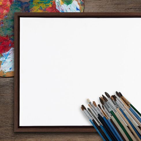 كيت اند لوريل قماش فارغ باطار للحائط مقاس 18 × 24 انش، اسود، قماش فارغ عصري انيق لرسم الفن الخاص بك، قماش فاخر مؤطر بالفعل in Kuwait