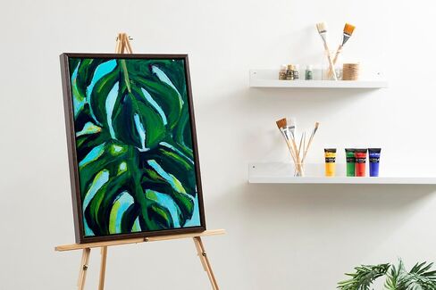 كيت اند لوريل قماش فارغ باطار للحائط مقاس 18 × 24 انش، اسود، قماش فارغ عصري انيق لرسم الفن الخاص بك، قماش فاخر مؤطر بالفعل in Kuwait