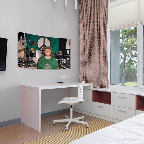 المغني DemarcoO نسيج 3x5 FT ملصق الموسيقى المفروشات لديكور غرفة النوم الكلية، غرفة نوم، رجل الكهف in Kuwait