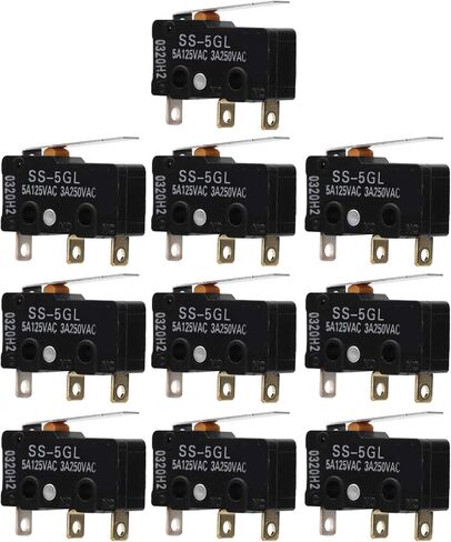 10 قطعة ملحقات طابعة ثلاثية الأبعاد بمفتاح حد صغير لمفاتيح ENDSTOP RAMPS 1.4 SS‑5GL الصغيرة in Saudi Arabia