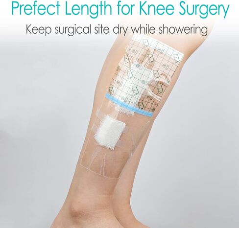 100Pcs Waterproof Shower Protector Bandage 4"x4" for Chest Chemo Dialysis Catheter Shower Cover Hemodialysis Port Surgery Incisions Bath Guard Patch Transparent Film Clear Adhesive Wounds Dressing in Saudi Arabia