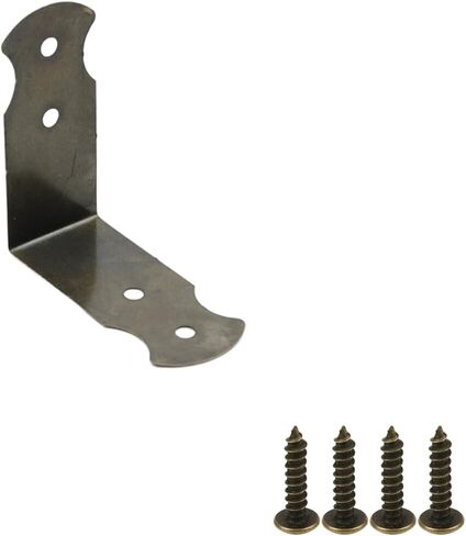 دعامات زوايا زخرفية مقاس 1.6 بوصة × 1.6 بوصة أثاث برونزي عتيق حافة زاوية صندوق واقي غطاء زاوية -48 قطعة in Kuwait