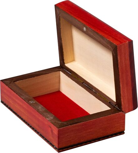 Artisan Owl Polish Handmade Sikorka Birds Kissing on Tree Branch Wooden Box with Red Interior, Perfect for Keepsakes and Special Items in Saudi Arabia