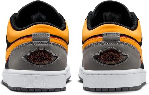 Jordan Men's Air 1 Low SE Black/Vivid Orange-LT Graphite (FN7308 800) - 9.5 in Saudi Arabia