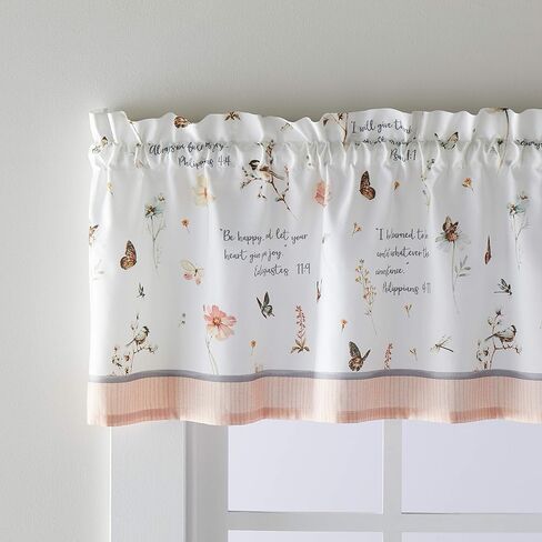 SKL Home by Saturday Knight Ltd. U7340700R13V09 Country Weekend 13 inch Valance, 13" Length, Blush in Kuwait