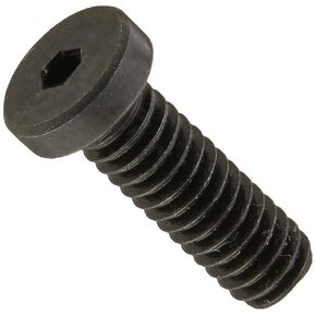 Small Parts 0808CSL Black Oxide Alloy Steel Low Head Socket Cap Screw, Hex Socket Drive, 8-32 Thread Size, 1/2" Length, Fully Threaded, US Made (Pack of 100)