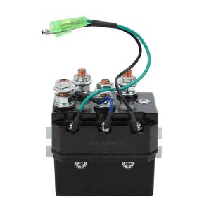 Electric Contactor, Winch Solenoid Relay Contactor for ATV UTV Replacement Contactor/Solenoid 1500-5000lbs Winch Universal