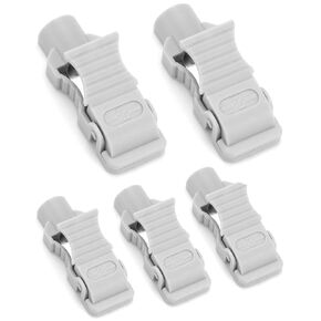 QWORK EKG Clips Needle to Tab Adapters, 5 Pack ECG/EKG 3.0 Needle to Tab Adapters