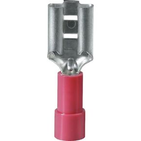 Gardner Bender 10-141F Disconnect Female, Vinyl-Insulated Barrel, 22-16 AWG, 1/4 in. Tab, Red