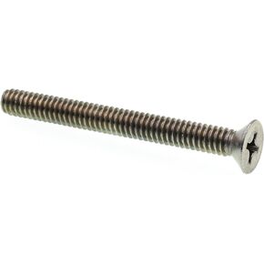 Prime-Line 9002049 Machine Screws, Flat Head, Phillips Drive, 1/4 In.-20 X 2-1/2 in (20 Pack)