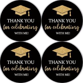 80 Pieces Thank You for Showering Our Little One with Love Woodland Creature Thank You Stickers, Baby Shower Birthday Party Decorate Watercolor Forest Woodland Animals Theme Label Decorations