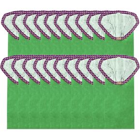 20 حزمة من أكياس المرشحات الدقيقة البديلة 107313 المتوافقة مع مكنسة الظهر ProTeam سعة 10 كوارت: Super Coach Pro 10، GoFit 10 - ياقة مثلثة مفتوحة in Kuwait