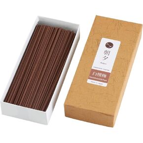 Asayu Japan Traditional Incense Sticks Sandalwood and Plum Blossom Blend (40gr) for Morning Meditation, Relax or Yoga, Made in Japan - Sandalwood and Plum Blend 40gr