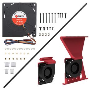 FYSETC 3D Printer Part - Voron0.2 24V 12032 Auxiliary Cooling Fan - Perfect Extruder Cooler Brushless Blower: NO Printable Accessory Enhanced Airflow Low Vibration Side Blow Unit for Voron0.1 Triden