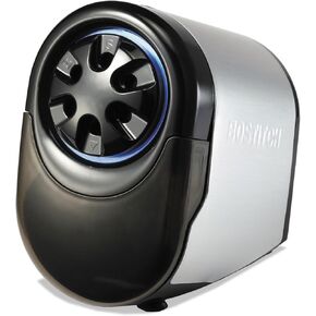 Bostitch Office QuietSharp Glow Extra Heavy Duty Classroom Electric Pencil Sharpener with Replaceable Cutter Cartridge System, Silver/Black (EPS11HC)