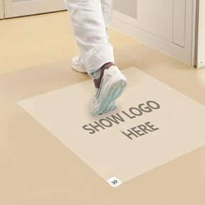 ZAPBPCB Sticky mat to Clean Shoes, Cleanroom for Commercial Floor Matting, Sticky Mats for Home/Workshop/Construction/Entrance, Design Floor/Ground Brand Display,120 Sheets 17"×17"(4 Mats)