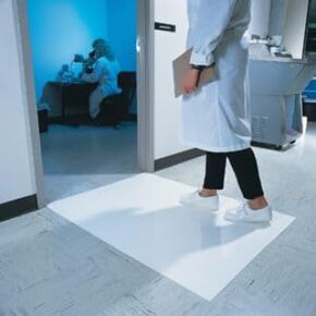 TOP Sticky Floor Mat (Made in S. Korea) (Blue, 18x36, 24x36, 30sheesx4pads, Cleanroom Laboratory, Hospital, Construction, Pets etc)