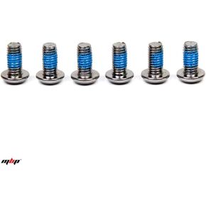 MBP دراجة قرص الفرامل الدوار البراغي M5 10 مم مسامير عالية القوة Cr-Mo الصلب دورة دراجة قرص فرامل البراغي المسمار - مجموعة من 6 in Kuwait