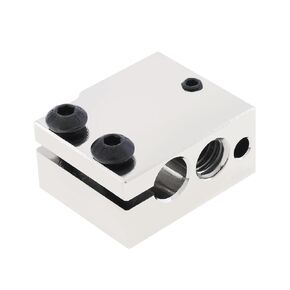 High Temperature Copper Nickel Plated Heater Block Compatible with Anycubic/Vyper/Sidewinder X1 X2,Volcano Hotend PT100 Cartridge Sensor