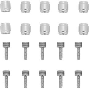 Brake Olive and Connecting Insert Kit, 10 Set Olive and Barb Disc Brake Olive Insert, Hydraulic Disc Brake Hose Olive Connector Insert Bike Replacement Part