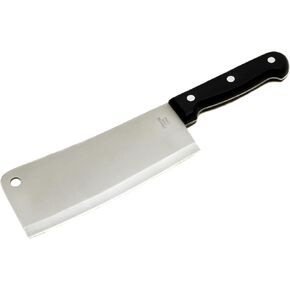 Chef Craft: Select Meat Cleaver, 7 Inch Blade 12 Inches In Length, Stainless Steel/Black