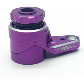 Treal Aluminum 7075 Servo Saver 25T Adjustable Clamping for Axial RBX10 Ryft 1/10th Truck (Black) in Kuwait