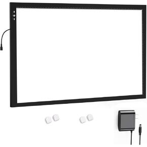 HSK A2 Artist tracing Light Box Copy Table 12V2A Adapter Dimmerable 5000 Lux Lock/Unlock Button Artcraft Light Pad for Tatto Drawing, Sketching, Animation,Diamond Painting
