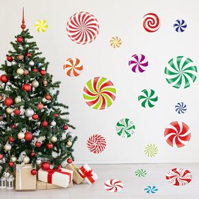 4 أوراق عيد الميلاد النعناع الطابق الشارات Candyland 21pcs زينة عيد الميلاد عيد الميلاد ملصقات الحائط عيد الميلاد الشارات للجدار عيد الميلاد ملصقات الحلوى لعيد الميلاد ديكورات حفلة Candyland in Kuwait