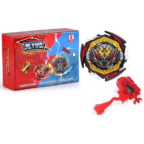 mlywd Bey Battling Tops Burst SuperKing, Bey Blade Launcher and Grip Battle Game Set Right Spin DB Layer System Gyro Toys Set Gifts for Kids Children Boys, B-175