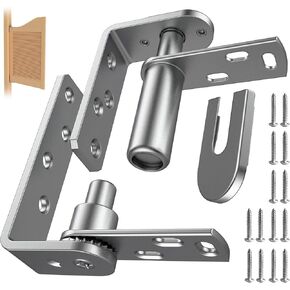 Heavy Duty Cafe Door Hinges 304 Stainless Steel,Saloon Door Hinges Self Closing for Louvre Doors,Swinging Doors (Big, Single Door(1Pack))