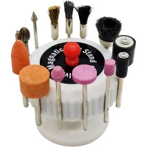 Magnetic Bur Holder Revolving Magnetic Bur Stand Dental Bur Holder Stand (Holds 40 Pieces)