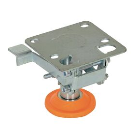 Vestil FL-LKL-3 Steel Floor Lock 3-7/16 to 4-1/4 in. Height Silver