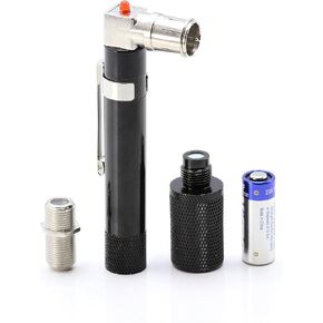 THE CIMPLE CO Coaxial (Coax) Pocket Continuity Tester (Tracer) with Voltage Toner (Sound) and Barrel Connector Bundle, for Testing, Labeling, and Identifying coaxial Lines - Pocket Toner