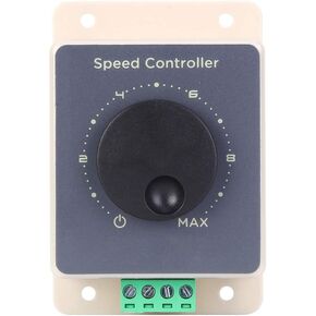 Motor Speed Controller, Voltage Regulator Waterproof DC Motor Speed Controller Variable Adjuster Switch PWM12V24V48V